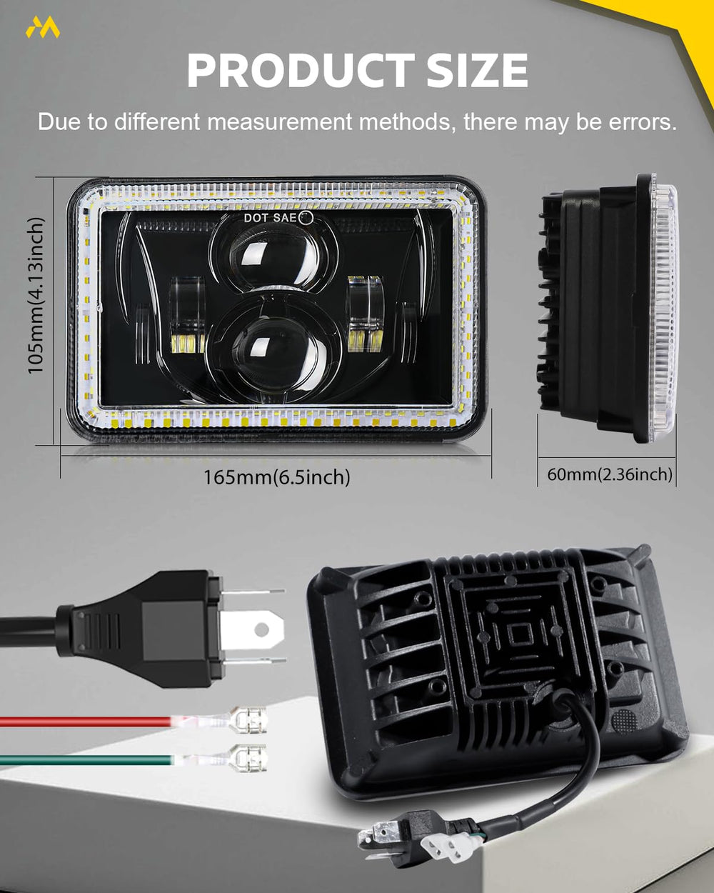 MAYELLO halo daytime running light illuminated for added road presence