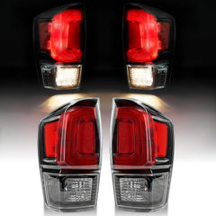 MAYELLO front view of tail light showing sleek black finish and modern styling benefit