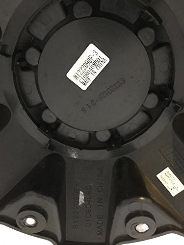 Mayhem center cap closeup of logo and texture for authentic OEM appearance
