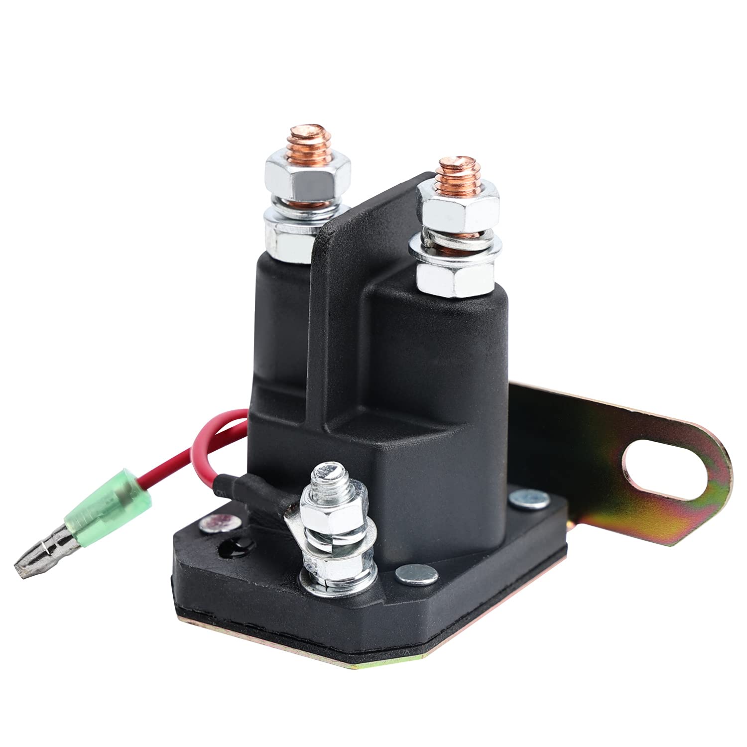 MaySpare solenoid front view showing mounting holes for quick replacement