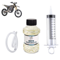 MBZ Moto front packaging showing complete Ultra Bee bleed kit and easy setup benefit