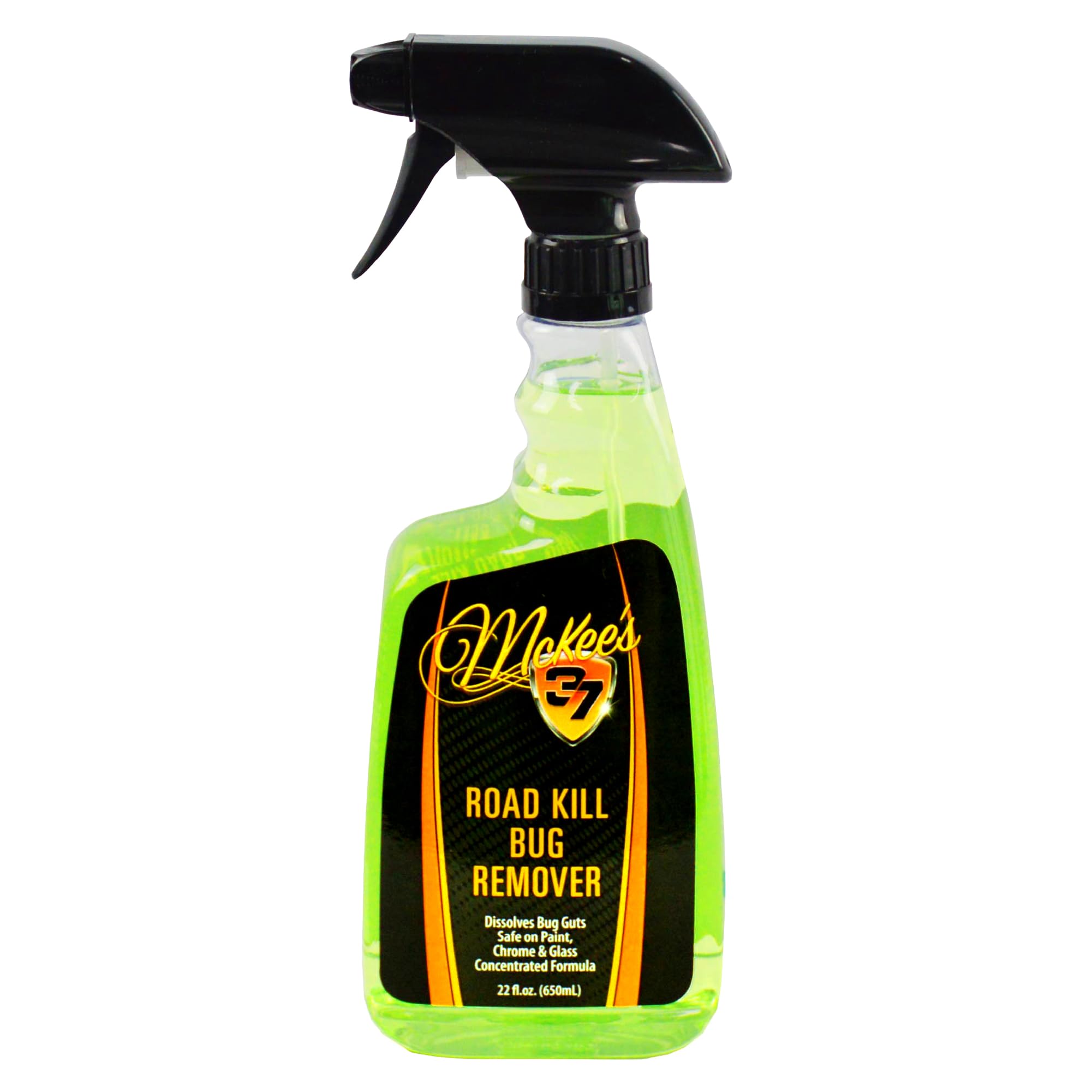 McKee's 37 front label showing product purpose and size for quick identification