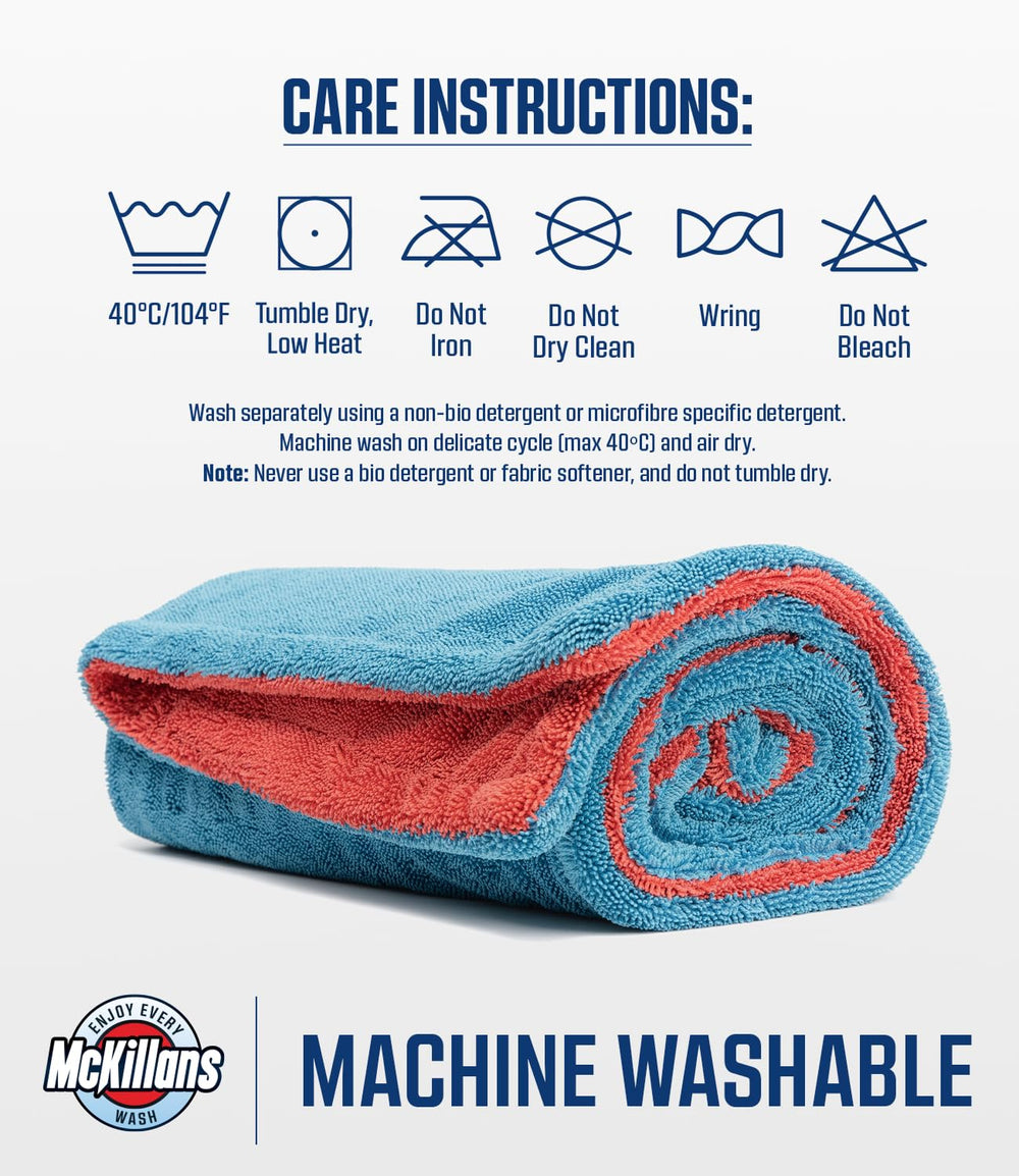 McKillans lifestyle garage setting showing professional-looking drying results