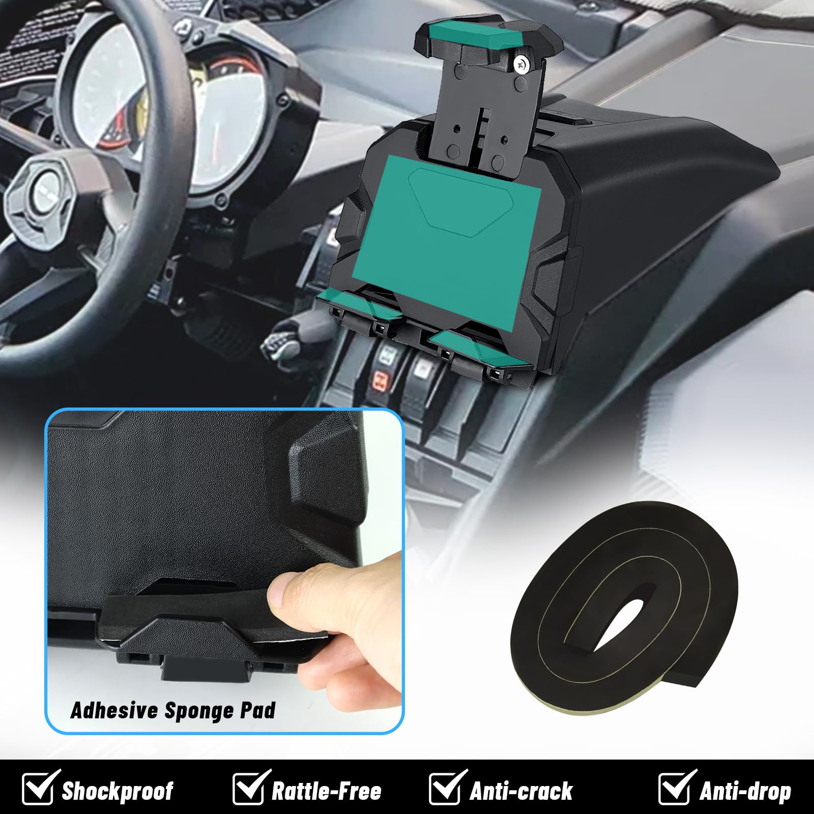 MDPROMCP side angle showing seamless dash integration and preserved controls