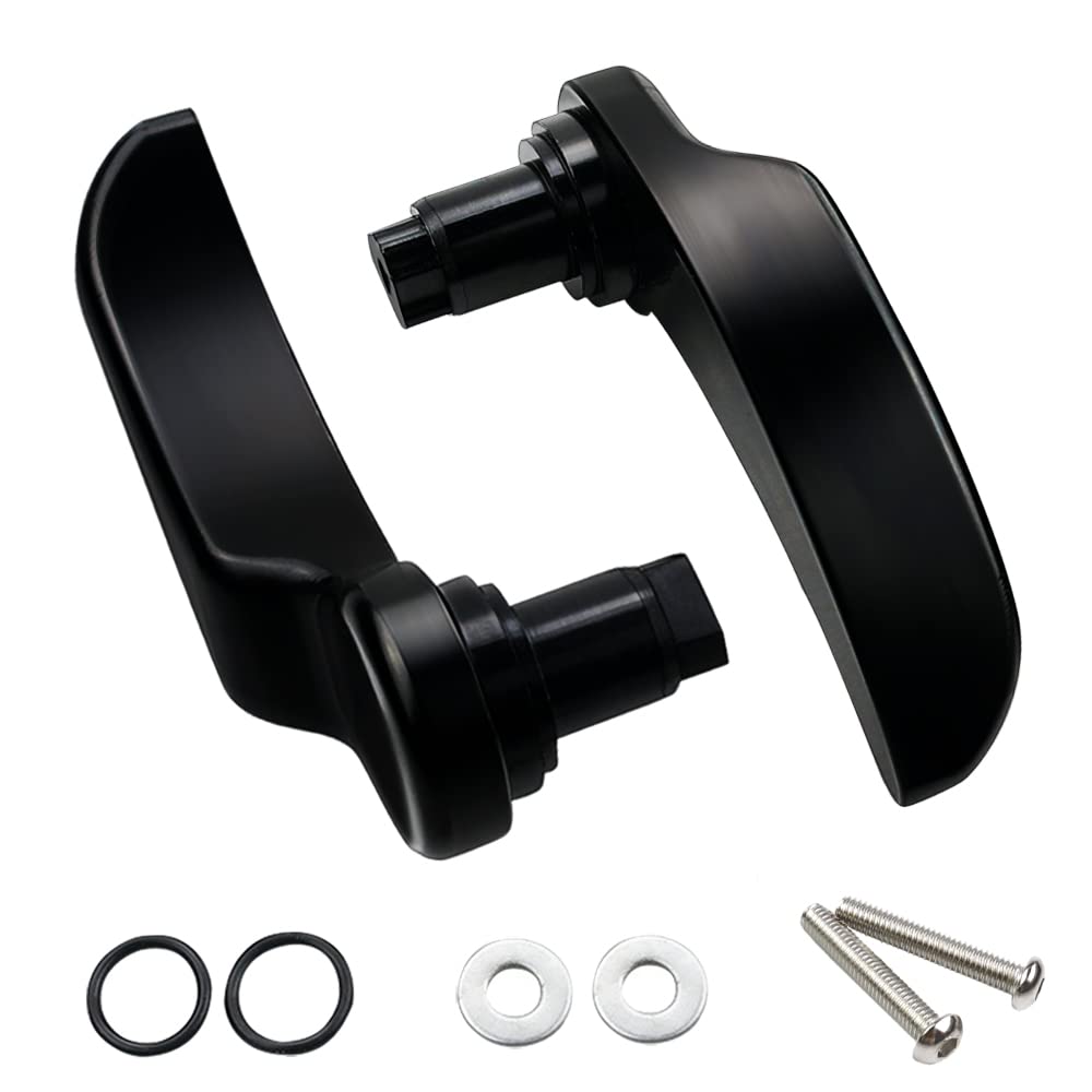 MDPROMCP front view of latch levers showing clean lines and fit benefit