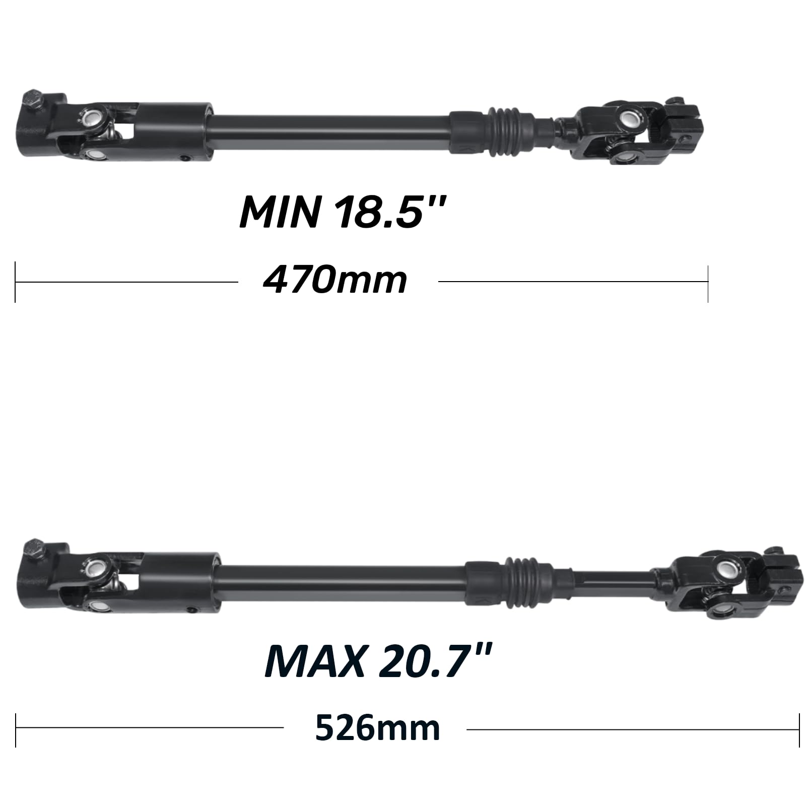 MDRIVEASY close-up of shaft spline for secure engagement and durability