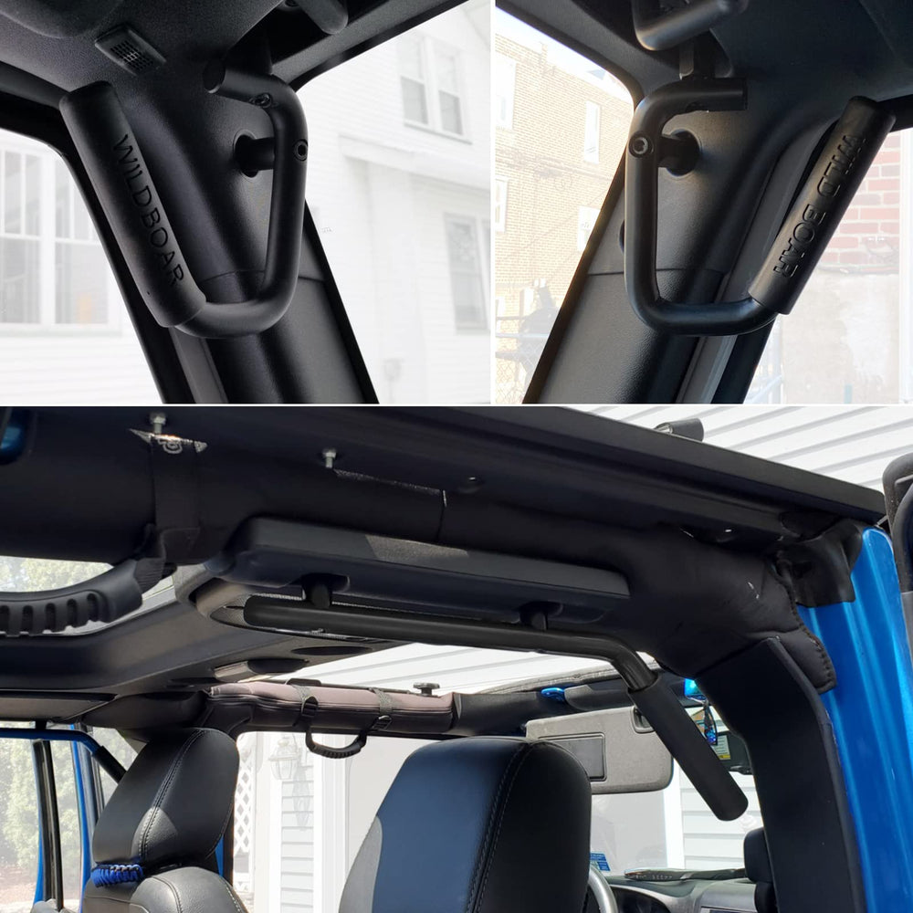 MEALAM grab handle in off-road Jeep offering secure hold on trails