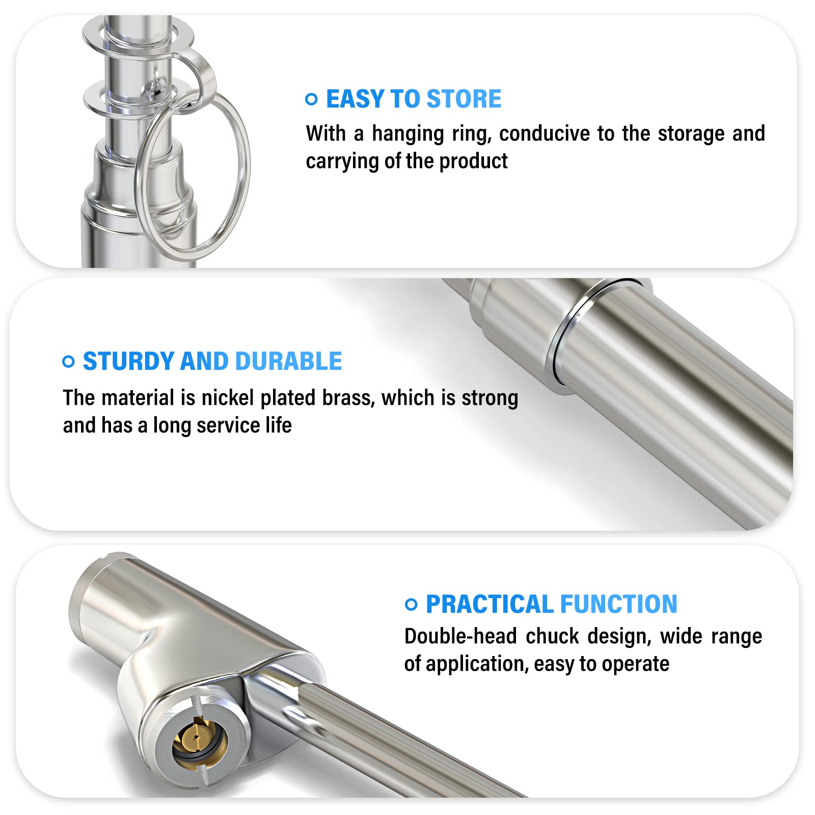 MEANLIN MEASURE stainless steel body detail demonstrating durability and long service life