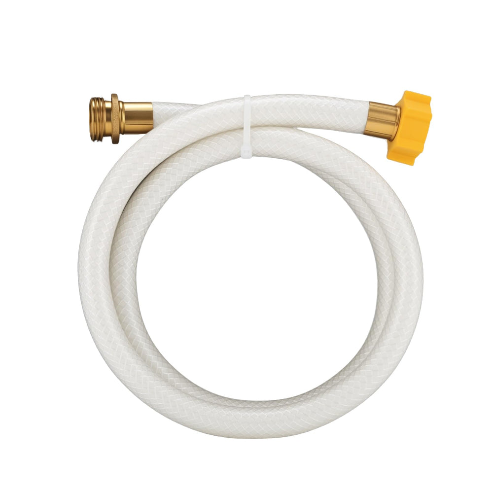 MEASUREMAN front view of hose packaging showing potable water safe label and benefits