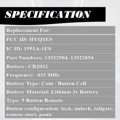 MechanMagic rear label with FCC ID HYQ1ES to confirm compatibility benefit
