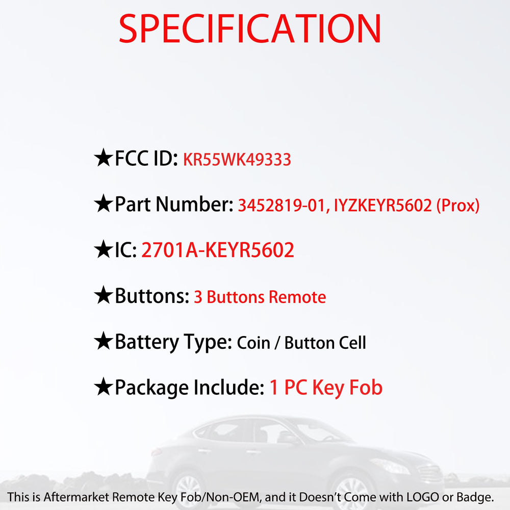 MechanMagic back label with FCC ID visible to confirm compatibility and identification