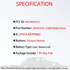 MechanMagic back label with FCC ID visible to confirm compatibility and identification