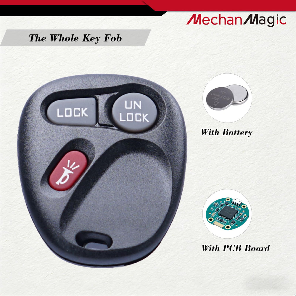 MechanMagic battery installed in fob ready to program for instant use benefit