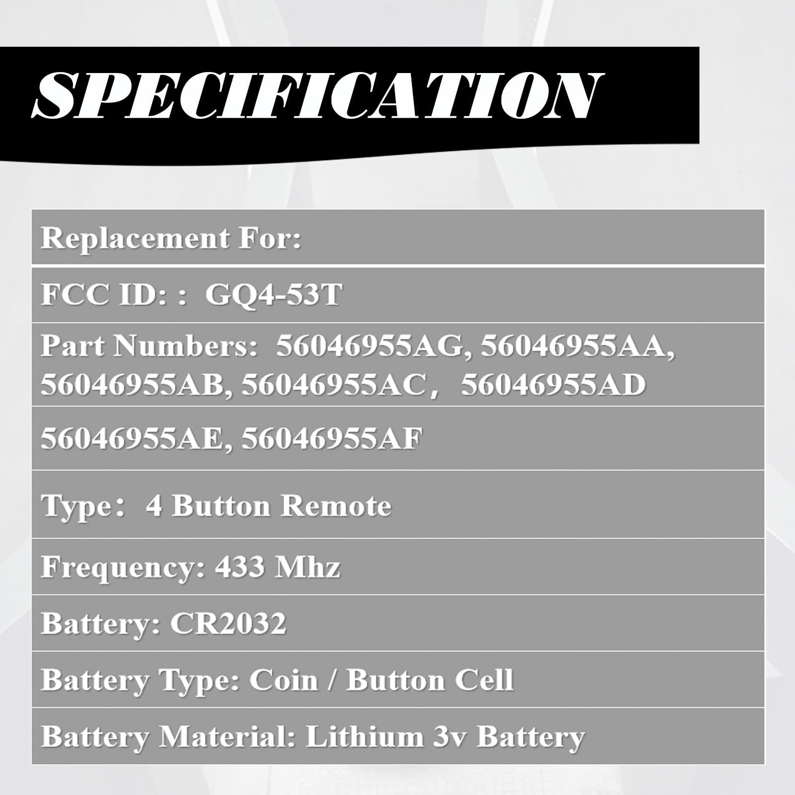 MechanMagic view of battery installed inside fob, ensures immediate use