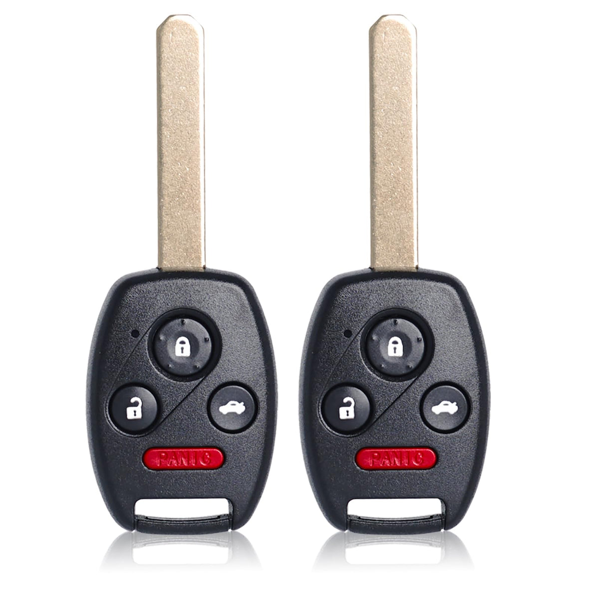 MechanMagic front view of replacement key fob showing buttons and casing, quick replacement benefit