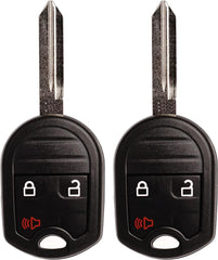 MechanMagic front view of two replacement remotes showing included pair and benefit of value