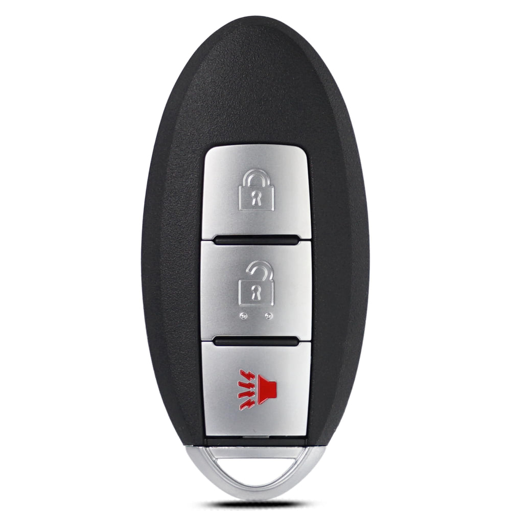 MechanMagic front view of fob showing buttons and ergonomic design benefit