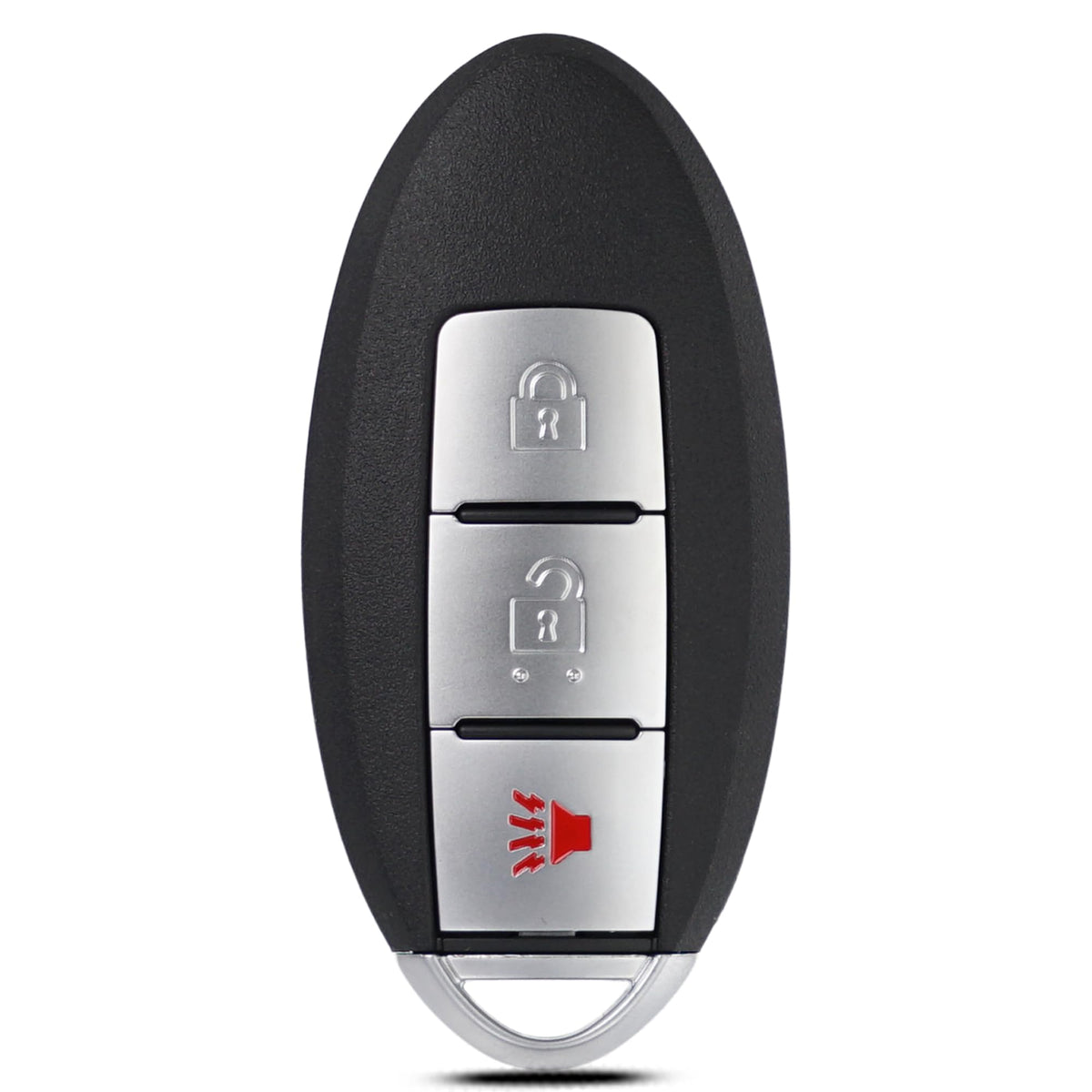 MechanMagic front view of fob showing buttons and ergonomic design benefit