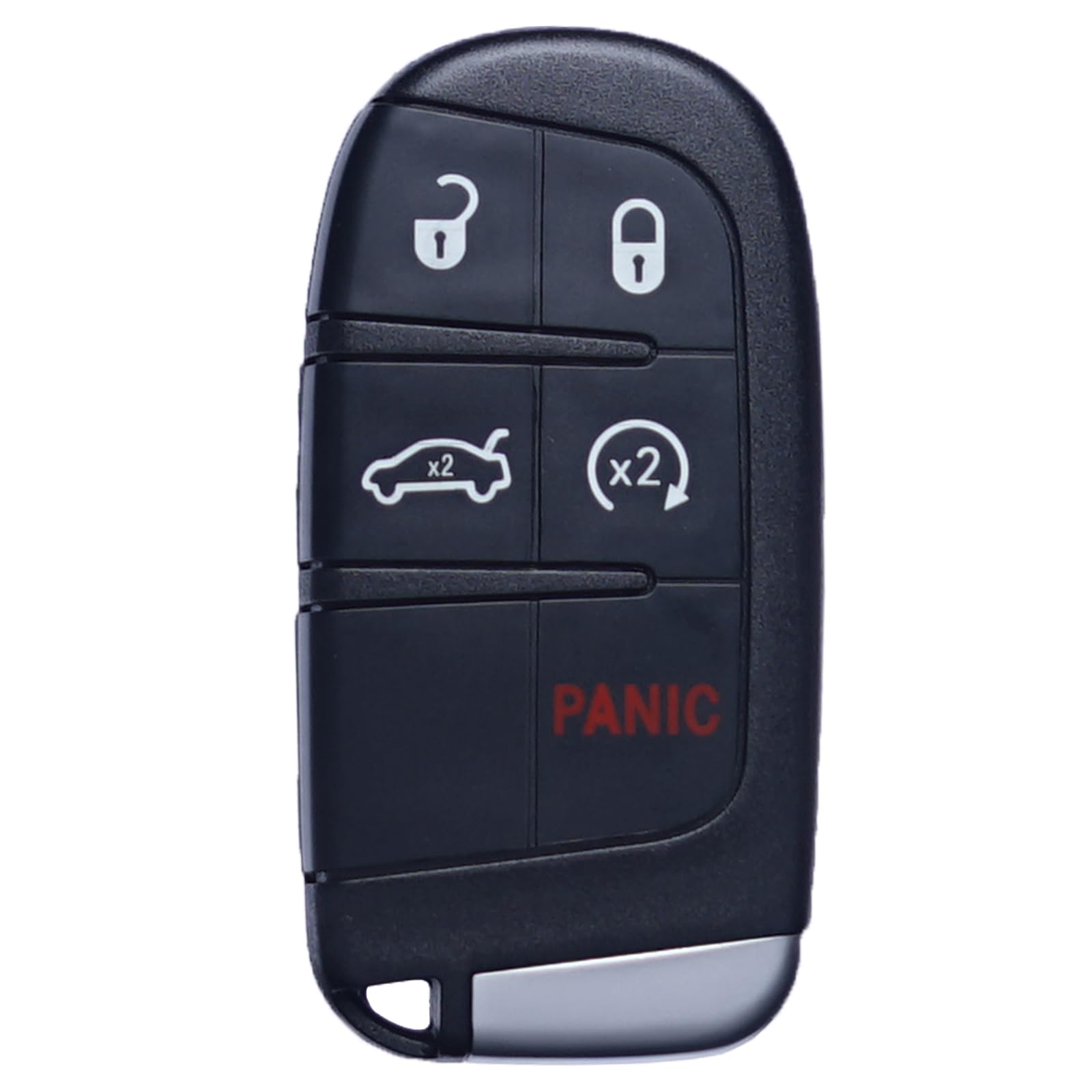 MechanMagic front view key fob showing button layout and durable finish for easy replacement