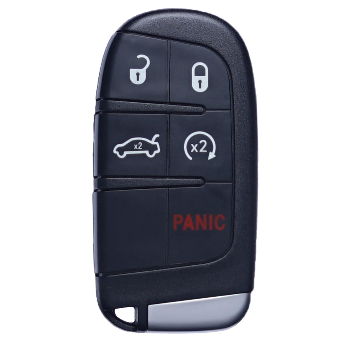 MechanMagic front view key fob showing button layout and durable finish for easy replacement