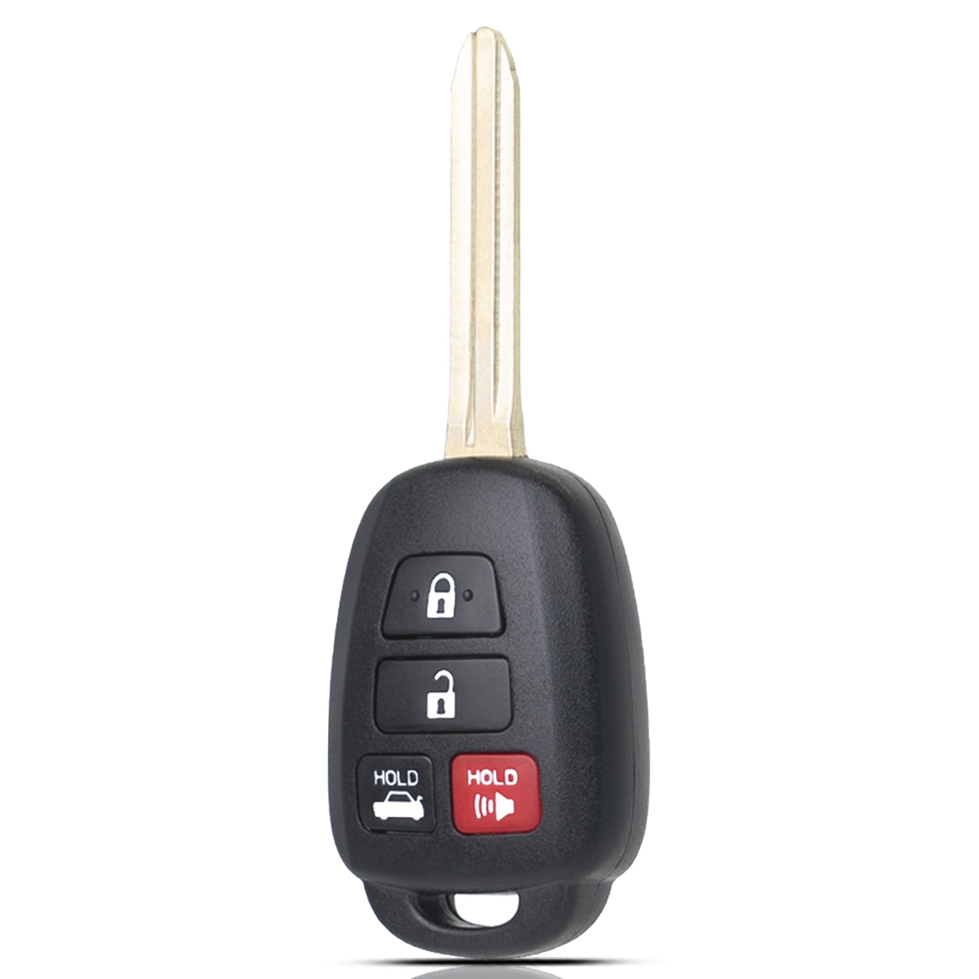 MechanMagic front view of key fob showing 4-button layout and easy operation