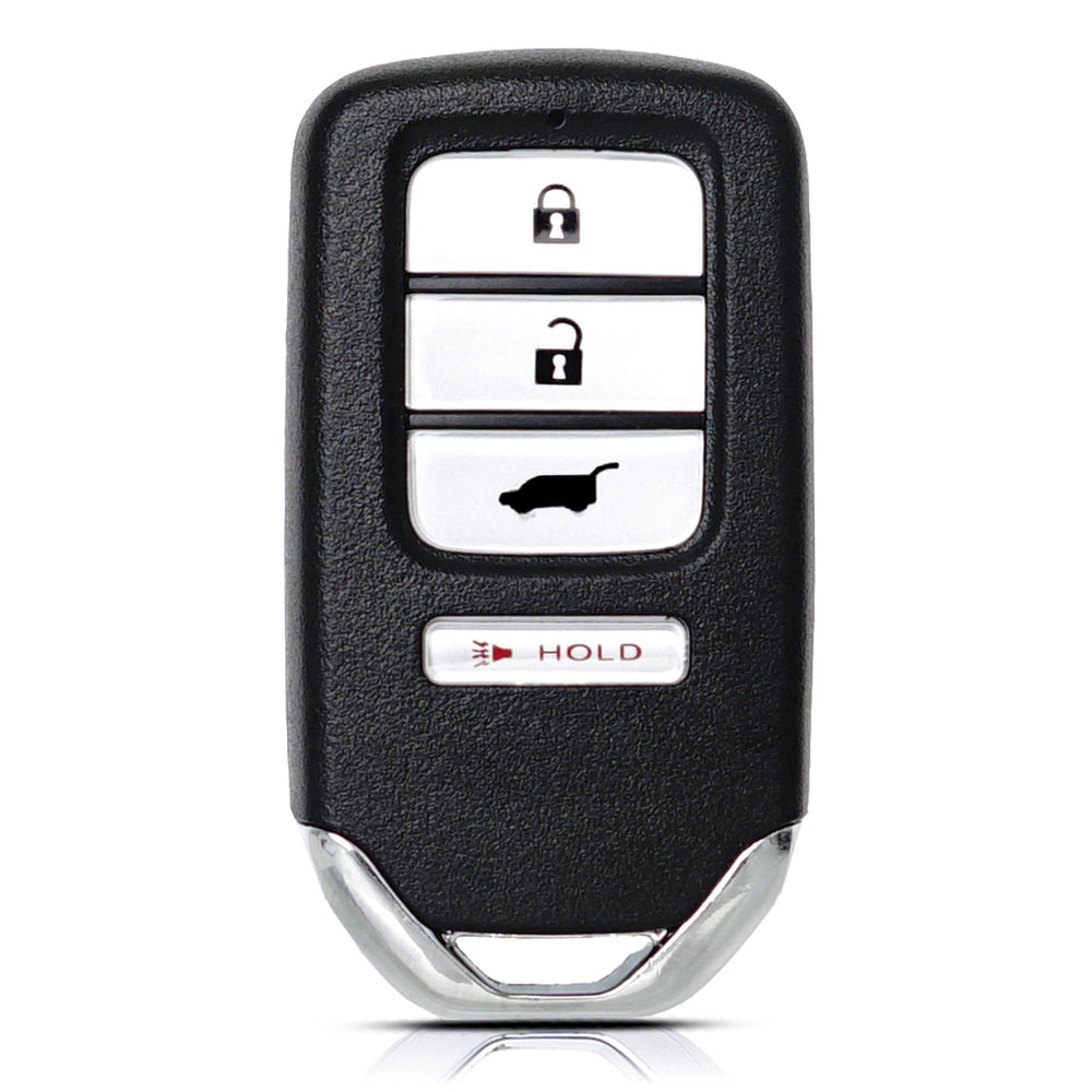MechanMagic front view key fob showing buttons and ergonomic benefit