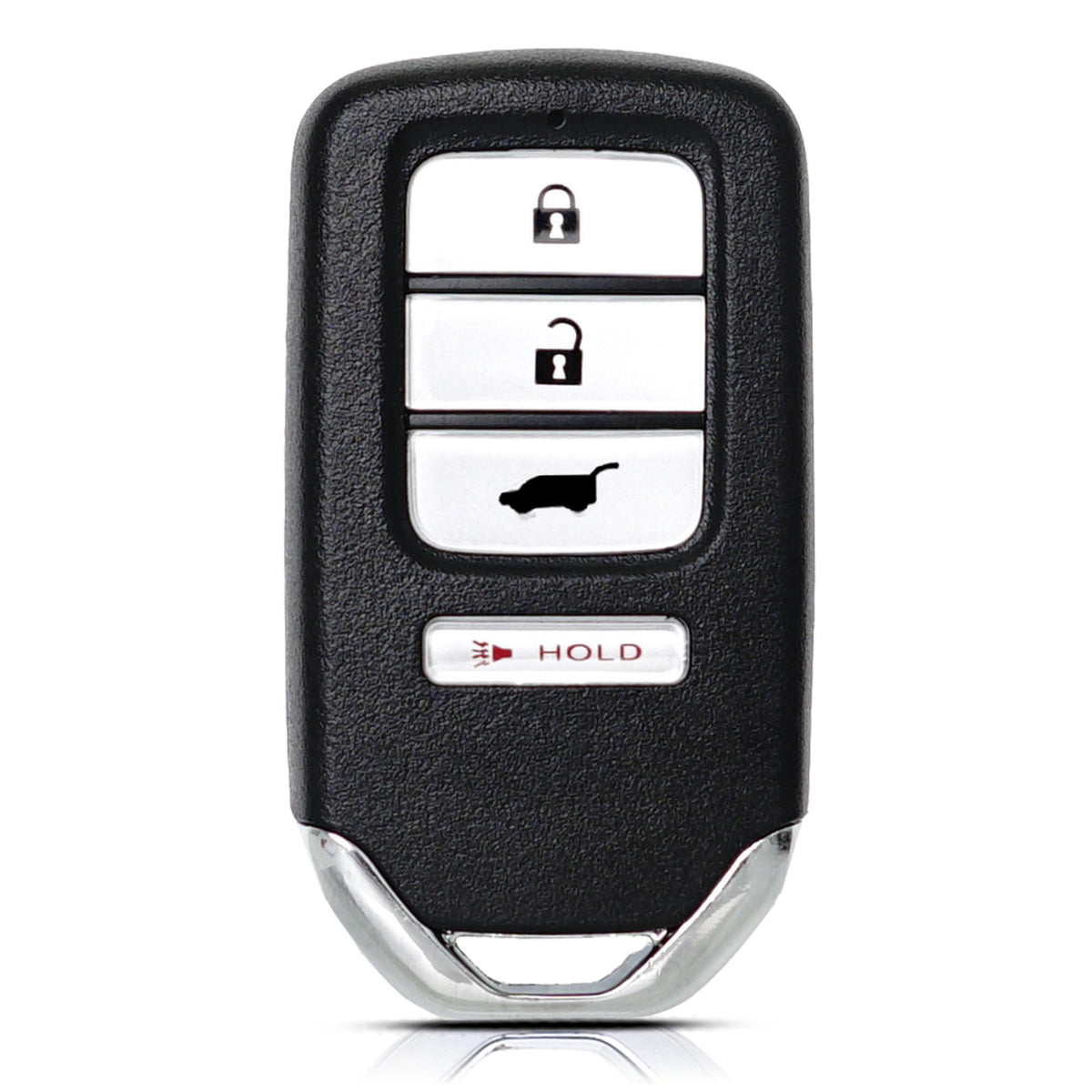 MechanMagic front view key fob showing buttons and ergonomic benefit