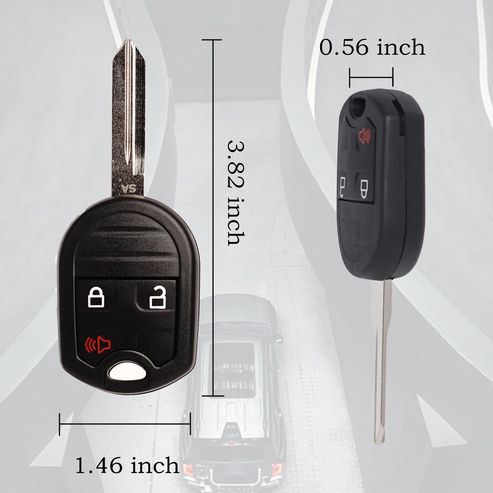 MechanMagic remote near vehicle ignition illustrating fit for keyed ignition systems