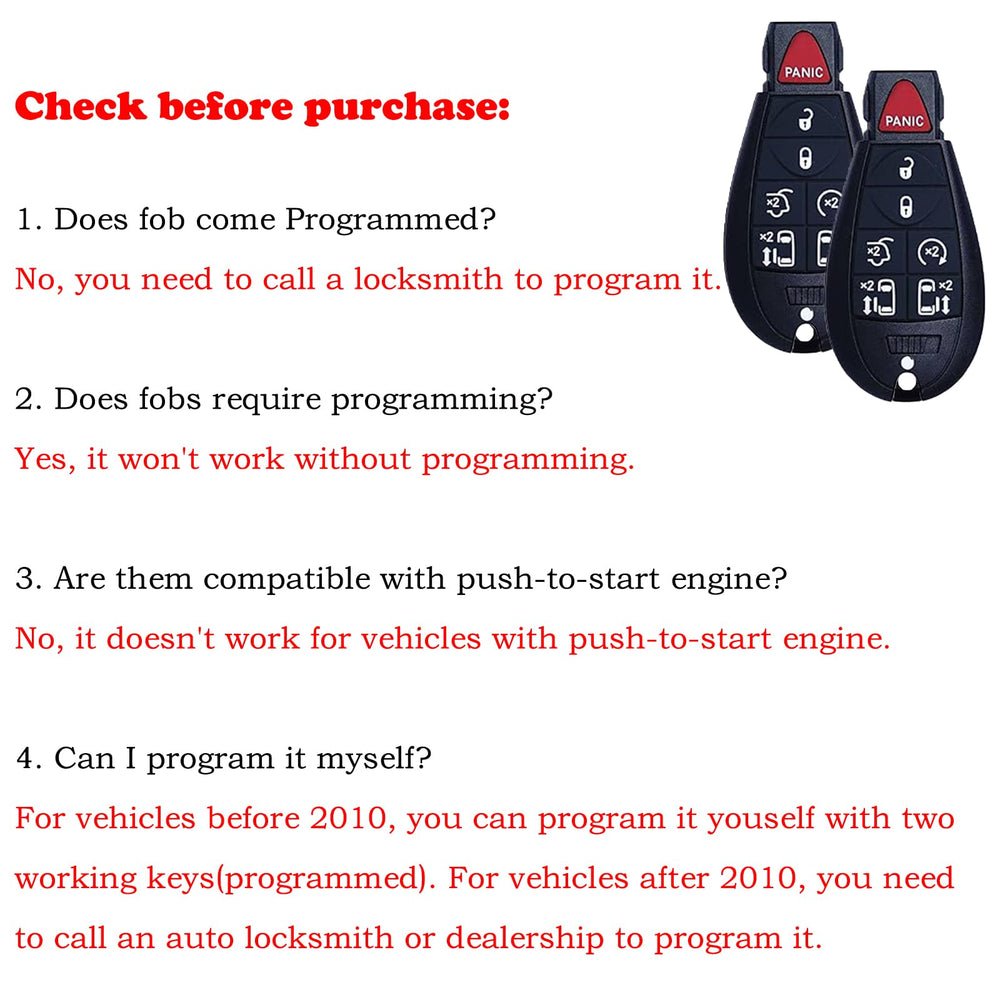 MechanMagic key fob rear label with FCC ID and part numbers — quick verification benefit
