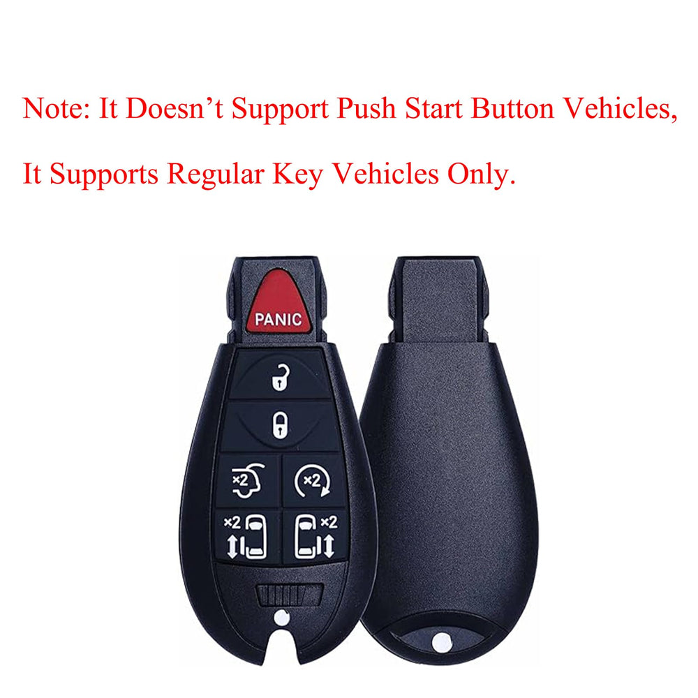 MechanMagic key fob near vehicle ignition in dashboard — demonstrates fit for regular key vehicles benefit