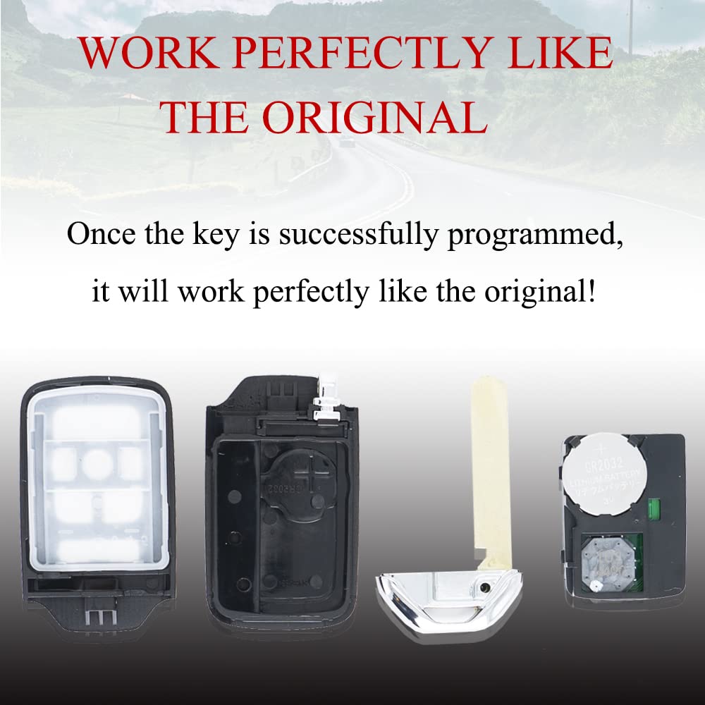 MechanMagic fob beside Honda key showing matching OEM appearance