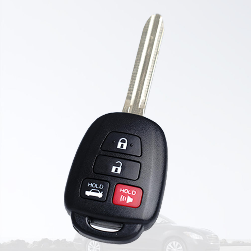 MechanMagic lifestyle photo: fob in hand at car door for convenient replacement