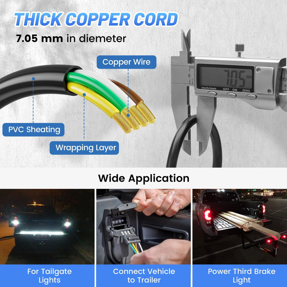 MECMO coiled storage in trunk saving space and preventing tangles