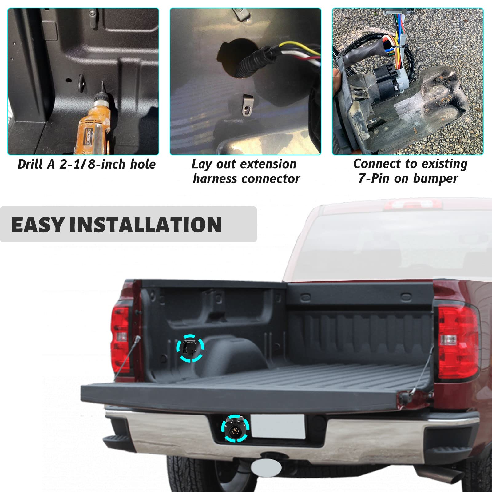 MECMO wiring connected to gooseneck trailer showing reliable power delivery