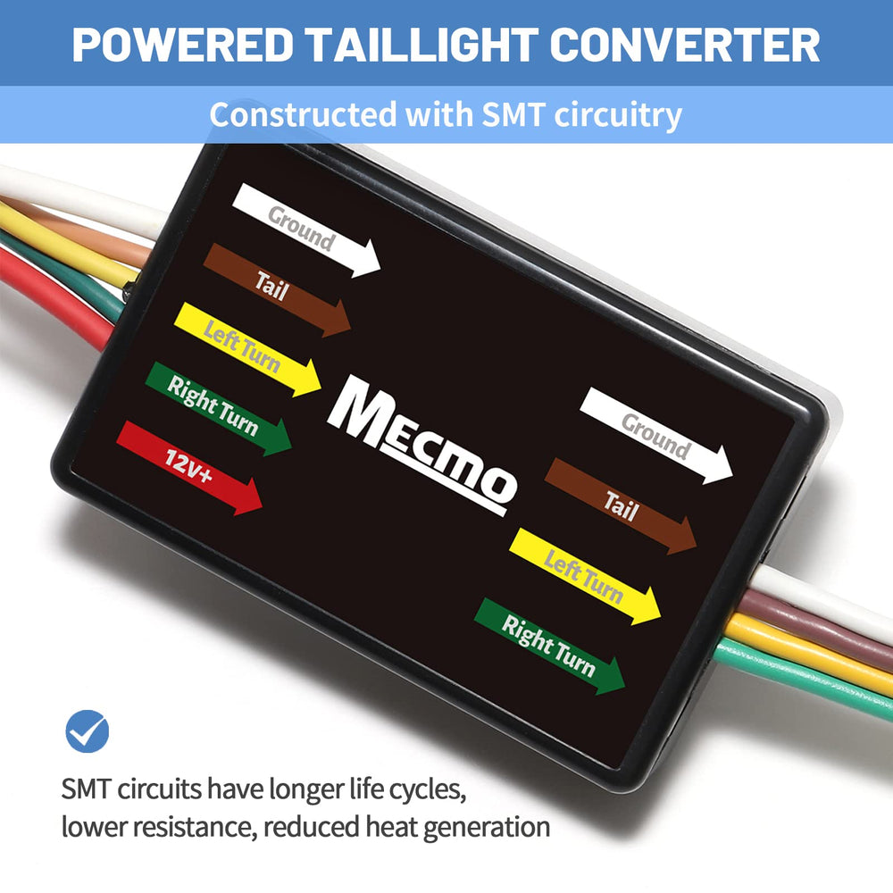 MECMO harness installed in Tacoma tail light access for easy plug-and-play benefit