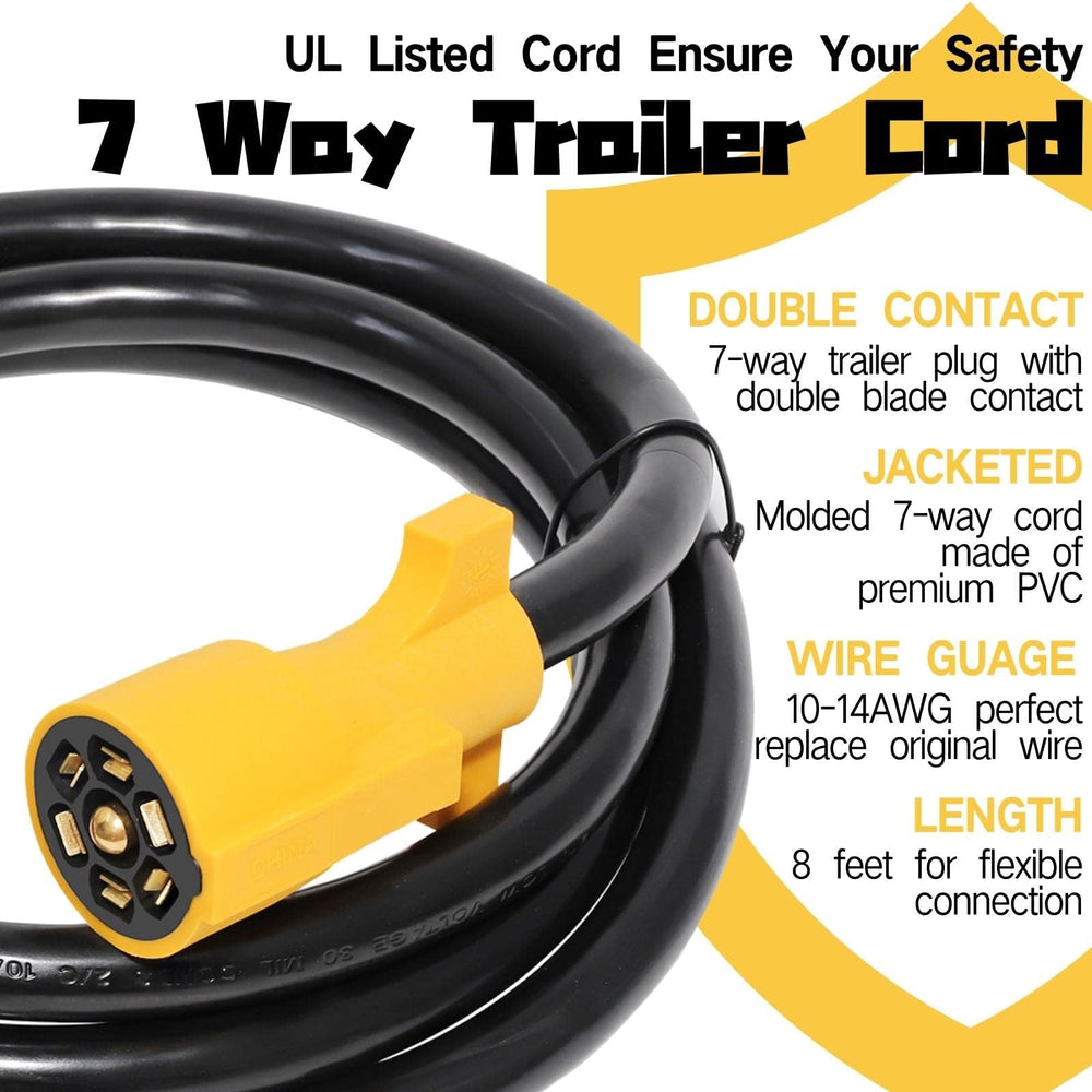 MECMO bright yellow cord in tote for quick identification