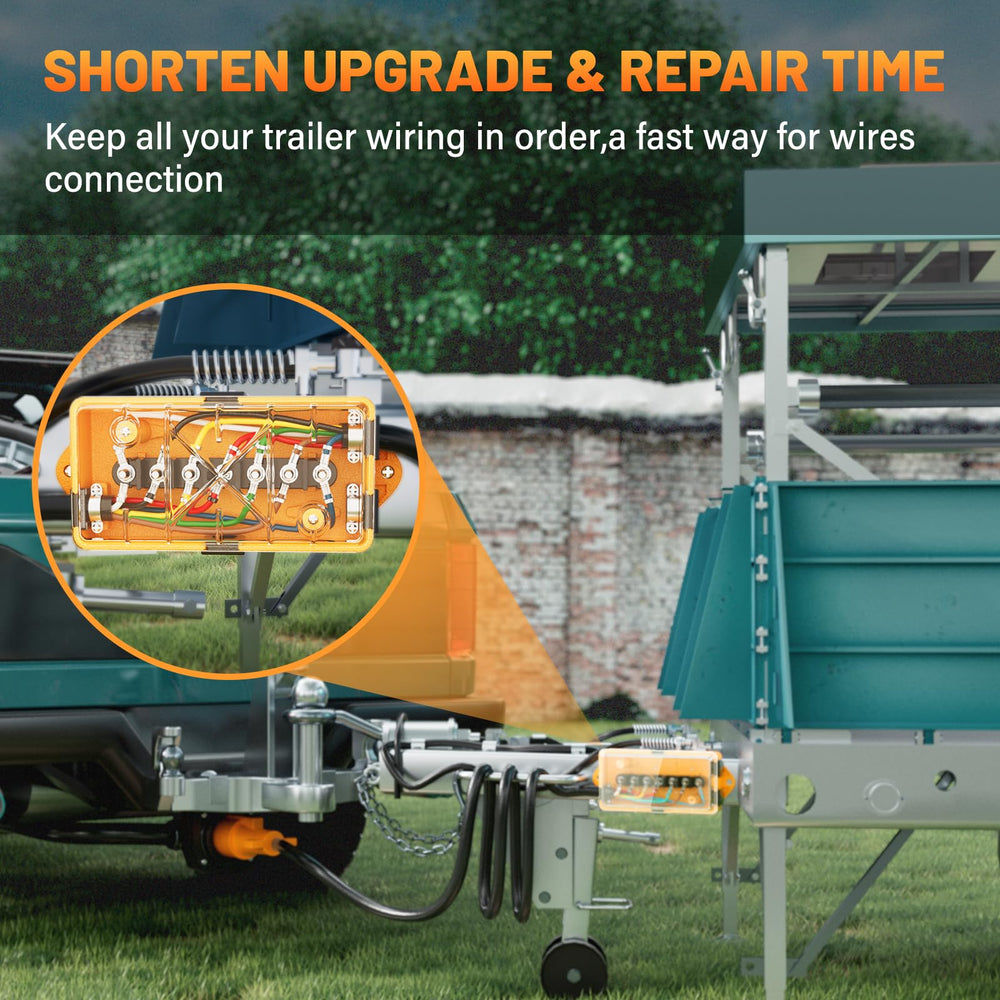 MECMO transparent lid allowing visual checks of wiring without disassembly