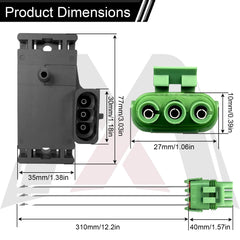 MecXora connector wiring harness overview showing ready-fit convenience