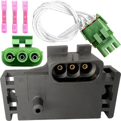 MecXora MAP sensor front view showing connector and easy swap benefit