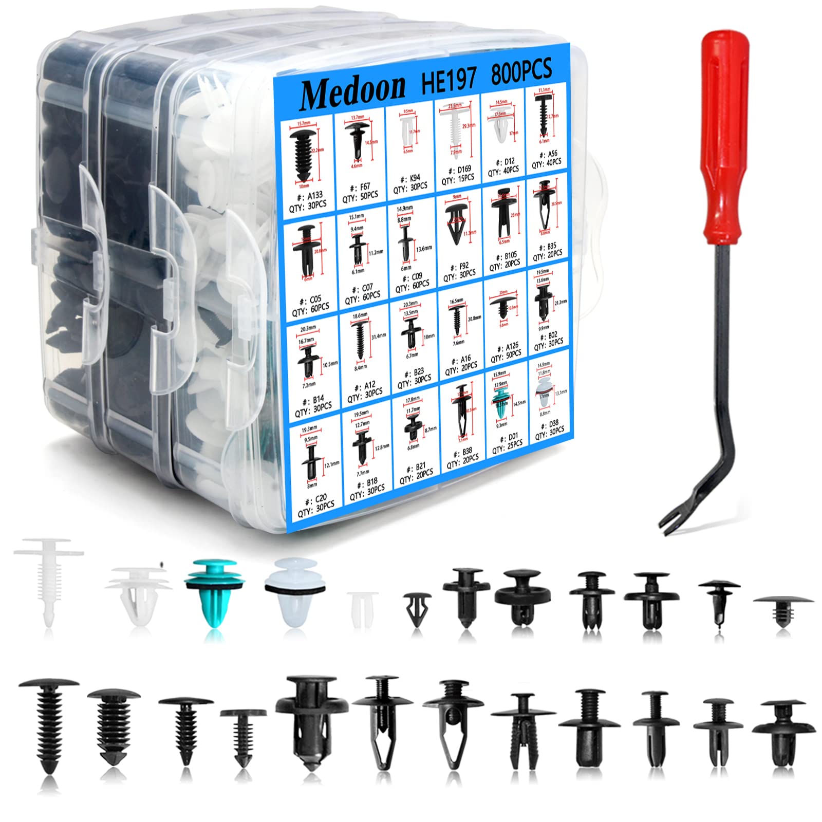 Medoon front packaging showing kit contents and quick benefits