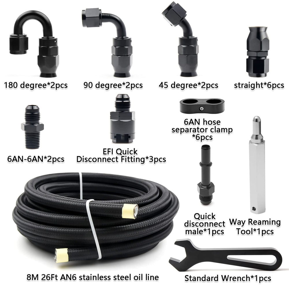 Medoon close-up of PTFE liner and stainless braided nylon showing durable, chemical-resistant construction