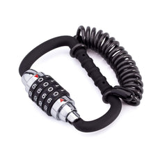 MEETLOCKS PVC-coated steel cable closeup protecting helmet finish