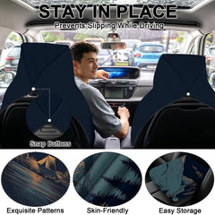 Meetravel towel on car seat providing non-slip protection benefit