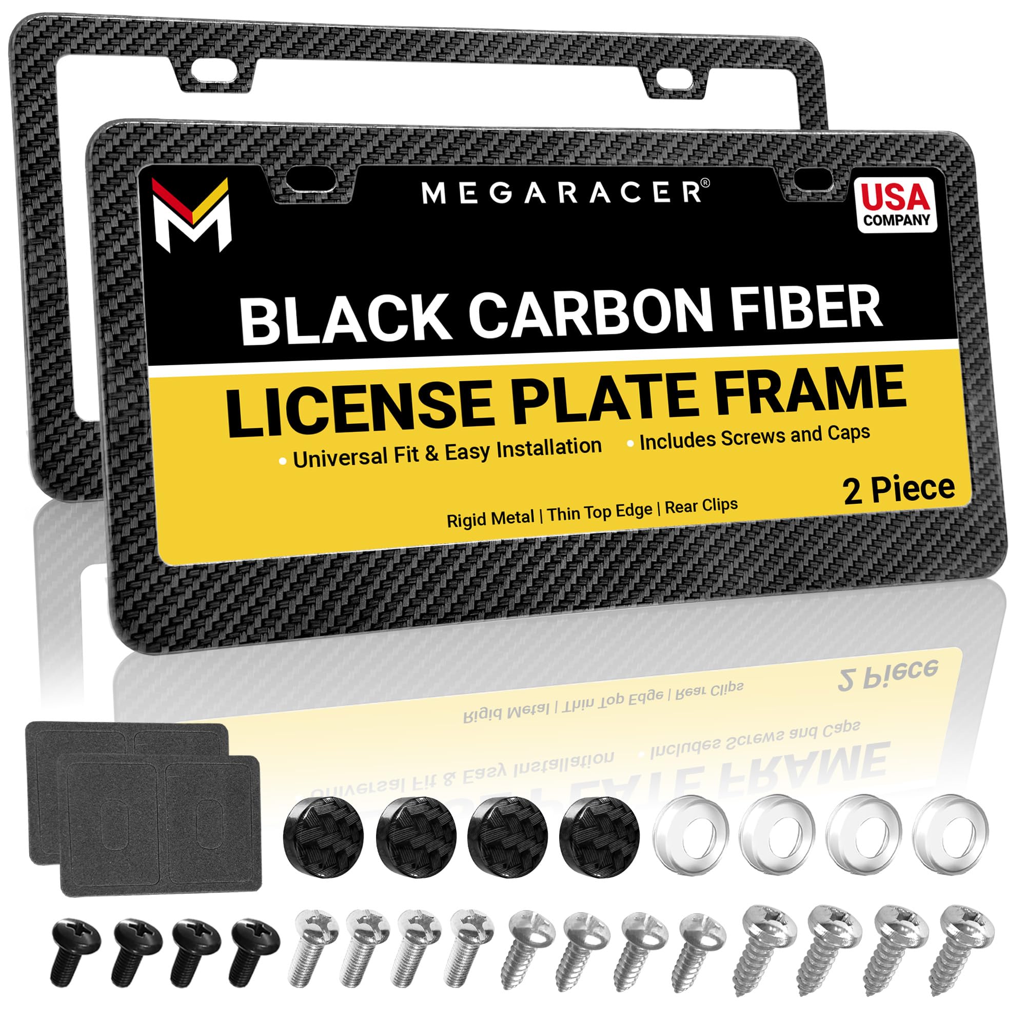 Mega Racer front frame close-up showing sleek carbon pattern and protection