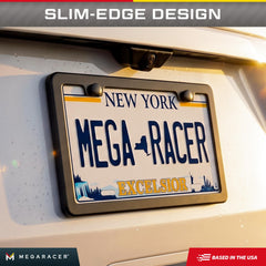 Mega Racer matte powder-coat texture resisting chips and corrosion