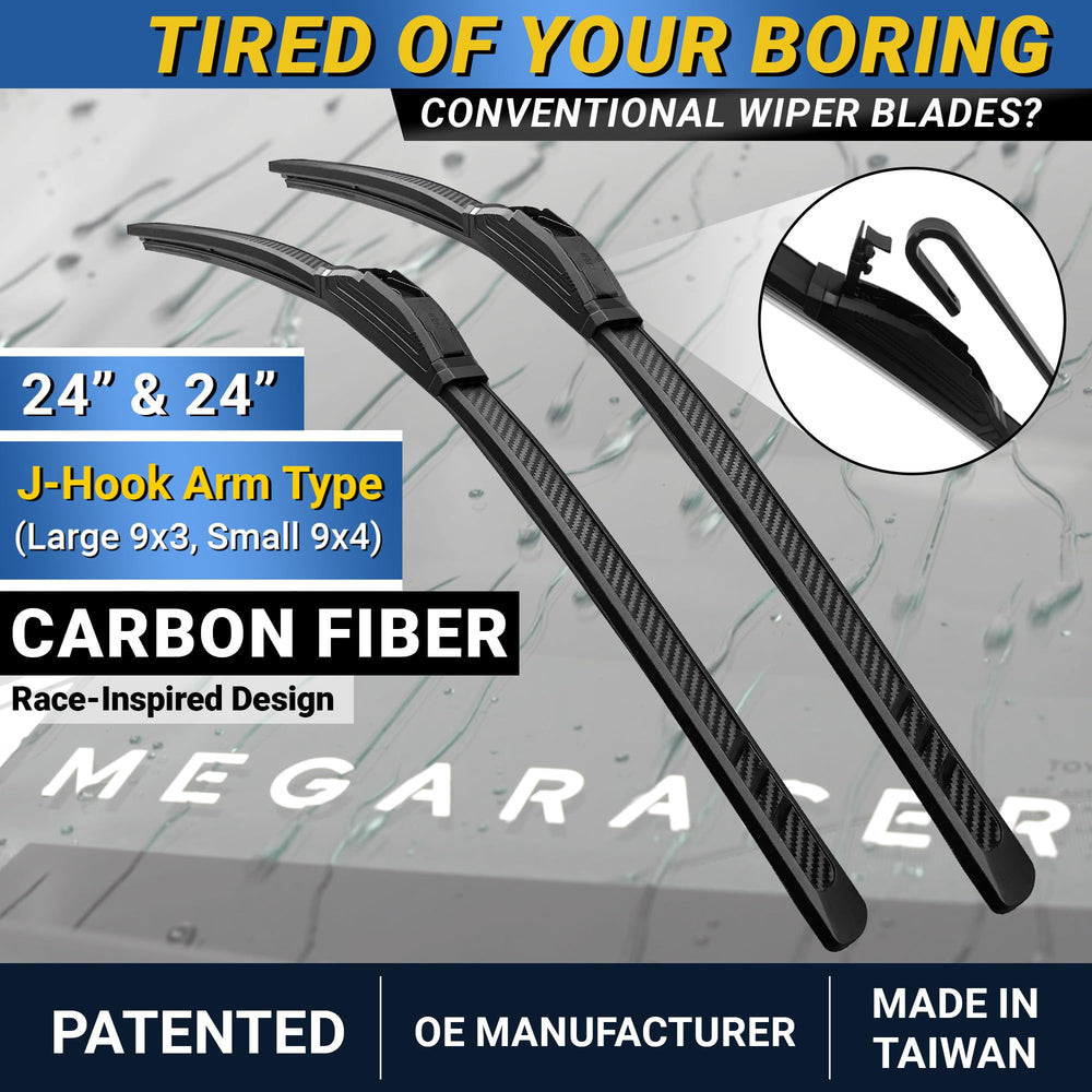 Mega Racer silicone wiping edge close-up, showing smooth rubber for clear visibility
