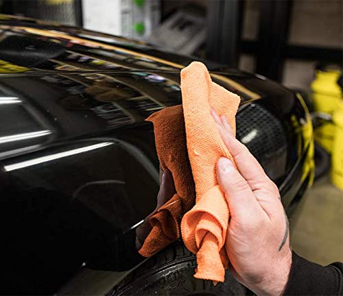 Meguiar's before and after panel showing restored gloss and clarity