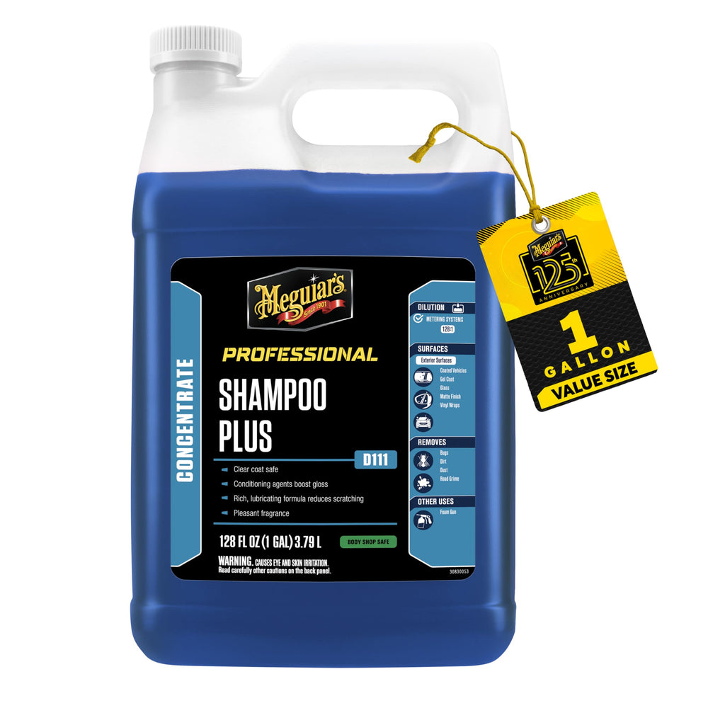 Meguiar's D111 front label showing product identity and benefits