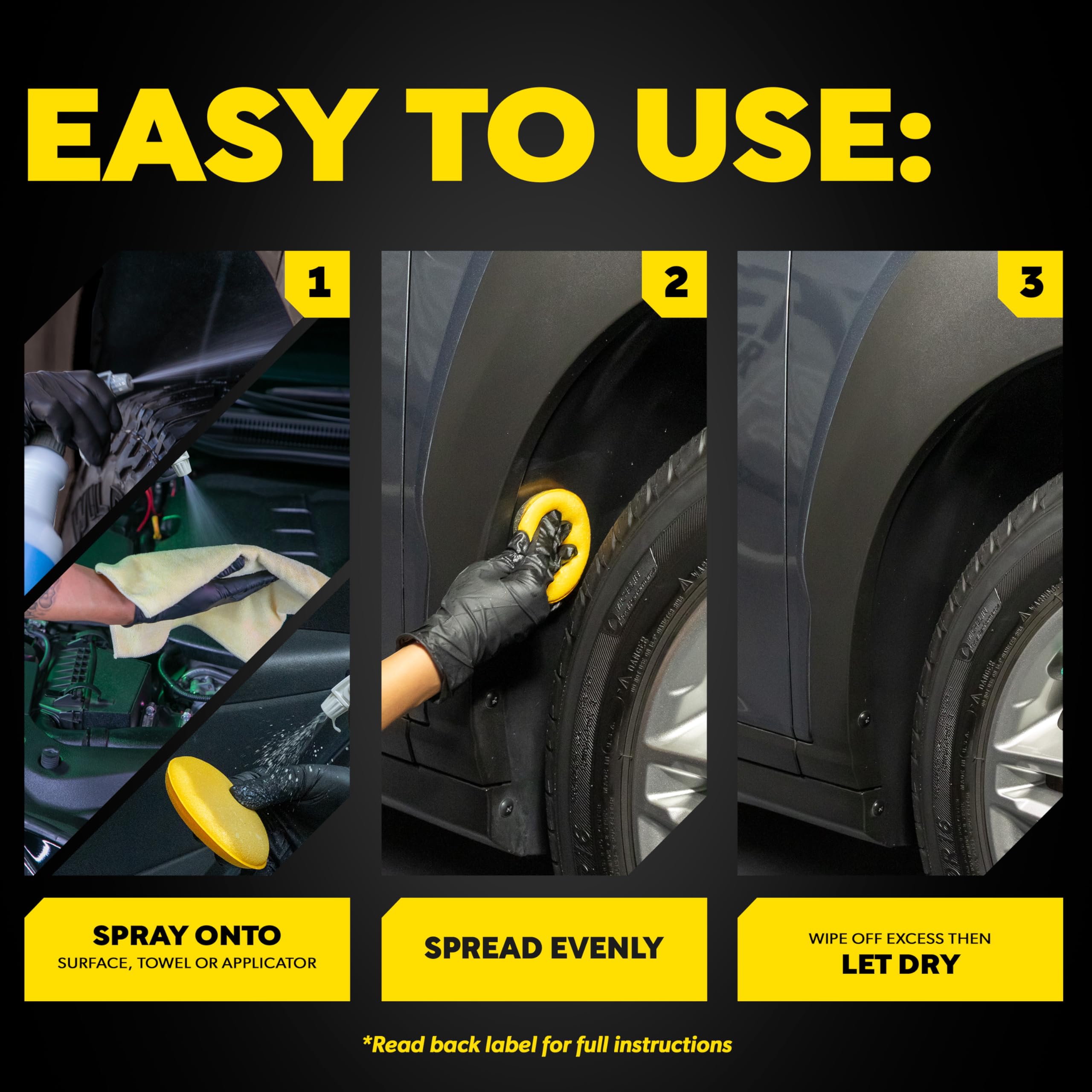 Meguiar's dilution setup with measuring cup illustrating up to 4:1 dilution options