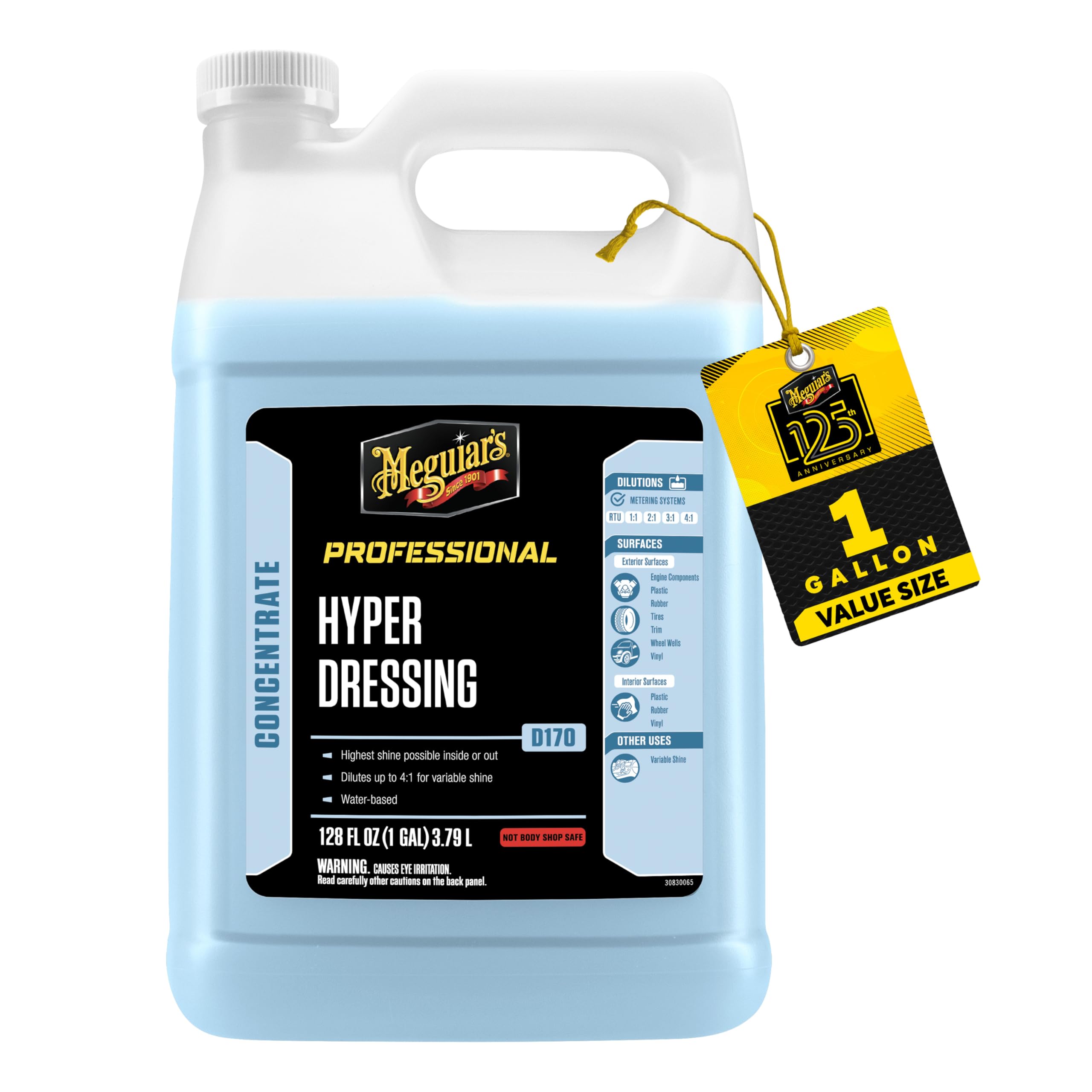 Meguiar's D170 front label showing product name and gallon size for professional use